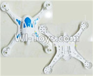 Lead Honor LH-X16 X16C X16WF X16DV Spare Parts-02 Upper and bottom shell cover-(Blue & White),Lead Honor LH-X16 X16C X16DV X16WF RC Quadcopter Drone Spare Parts Accessories,LH-X16 Replacement parts